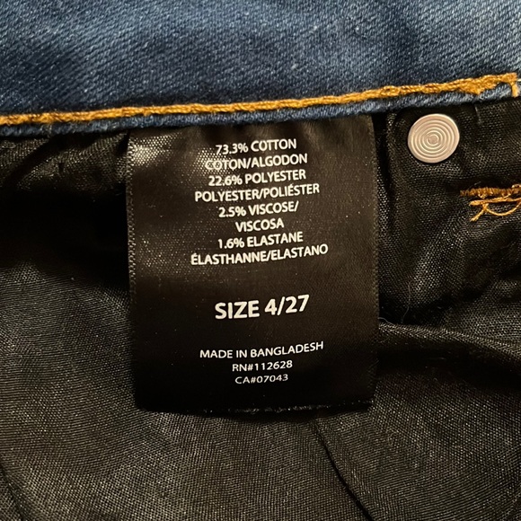 ✨Tahari✨ NWT Kelly Rayon Denim Mid Rise Skinny Jeans Size 4/27 - Picture 13 of 16